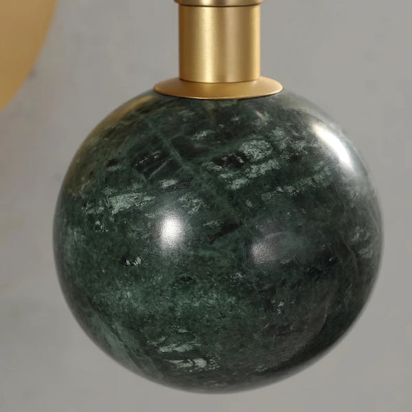 Bedroom bedside marble wall lamp