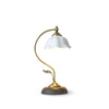 Bedroom ceramic petal table lamp