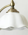 Bedroom ceramic petal table lamp