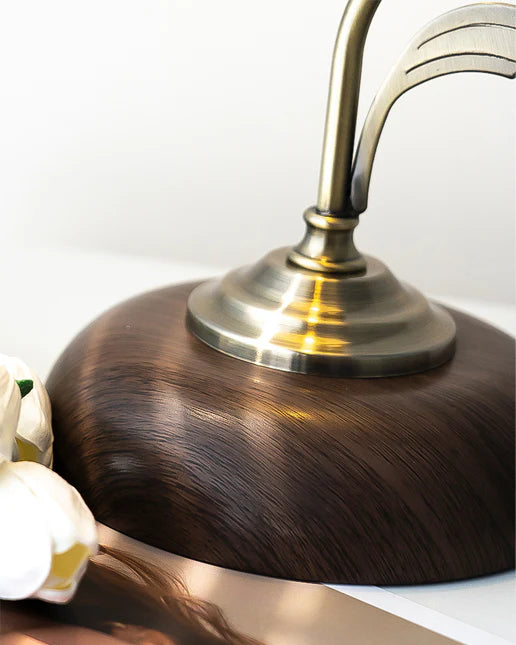 Bedroom ceramic petal table lamp