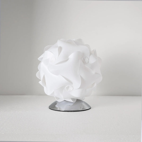 Bedroom spherical petal table lamp