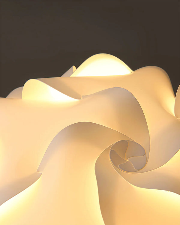Bedroom spherical petal table lamp