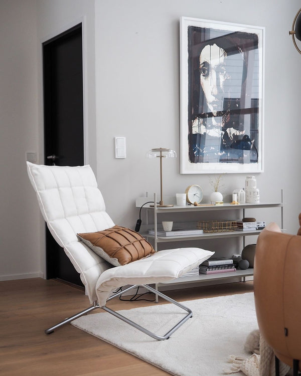 Lampe de table Blossi moderniste en verre doré pour chambre à coucher