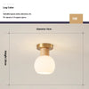 Deckenlampe aus Massivholz im cremefarbenen Stil