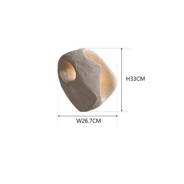 Wabi-sabi style wall lamp