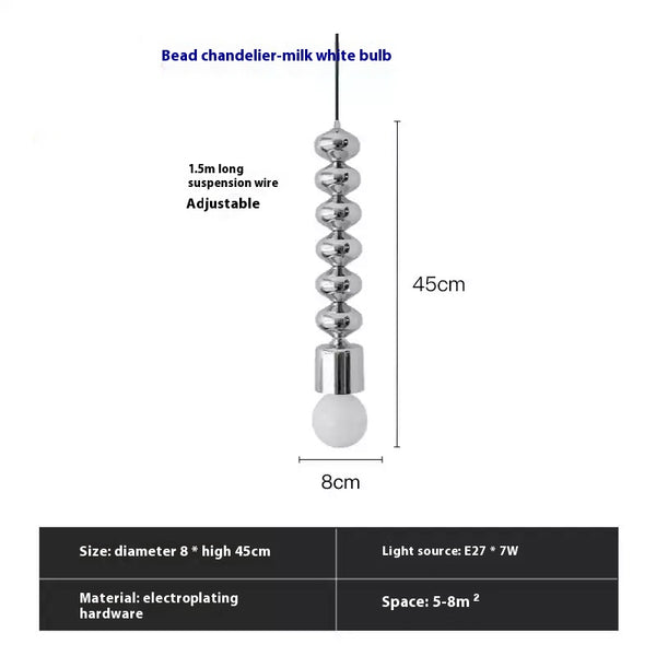 Lustre Bauhaus en forme de gourde