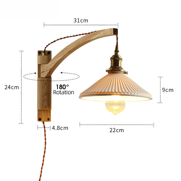 Retro Klappwandlampe