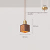 Solid wood all-copper small chandelier