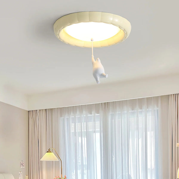Children's room bear ceiling lamp