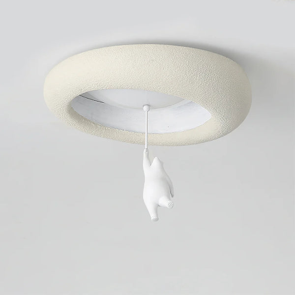 Children's room bear ceiling lamp
