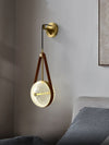 Copper bedroom bedside wall lamp