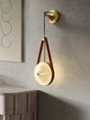 Copper bedroom bedside wall lamp