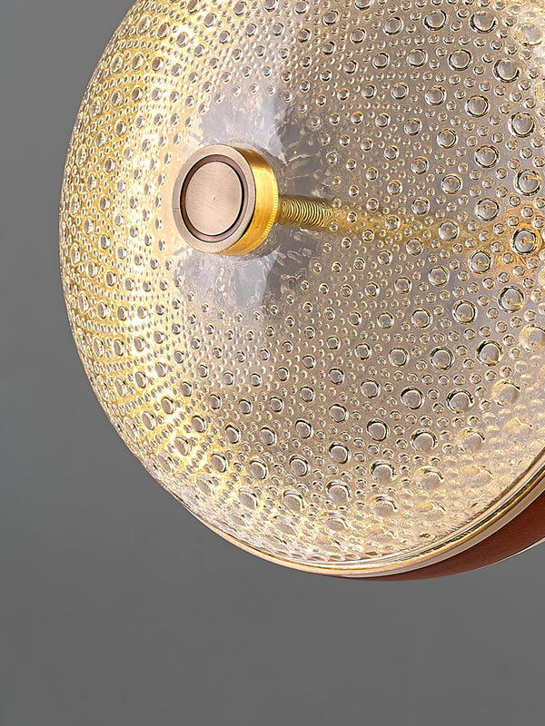 Copper bedroom bedside wall lamp