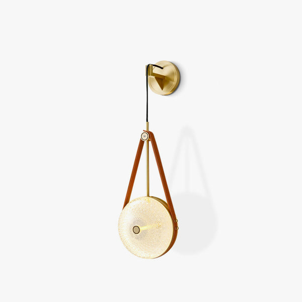 Copper bedroom bedside wall lamp