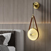 Copper bedroom bedside wall lamp