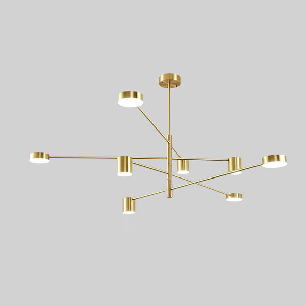 Creative Shape Chandelier, 2 Colour, 4/6/8 Heads