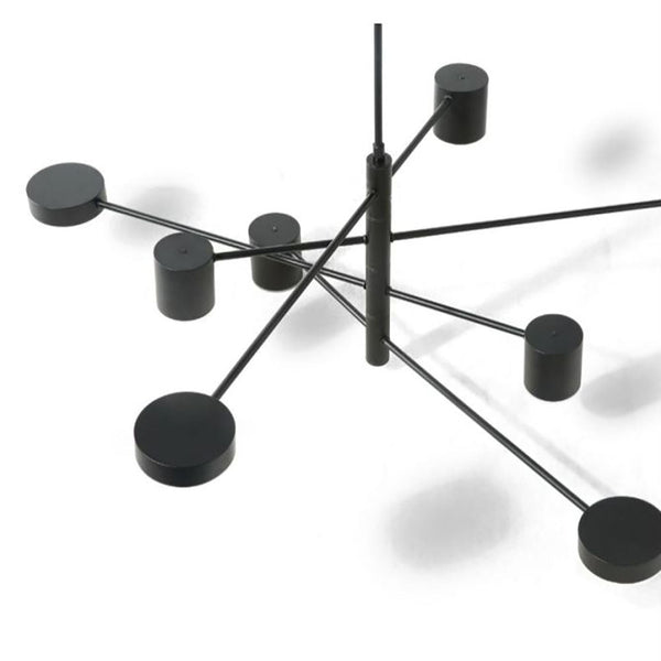 Creative Shape Chandelier, 2 Colour, 4/6/8 Heads