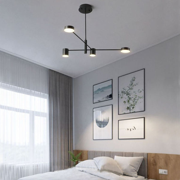 Creative Shape Chandelier, 2 Colour, 4/6/8 Heads