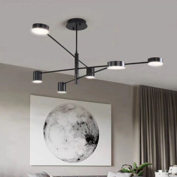 Creative Shape Chandelier, 2 Colour, 4/6/8 Heads