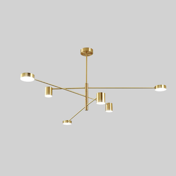 Creative Shape Chandelier, 2 Colour, 4/6/8 Heads