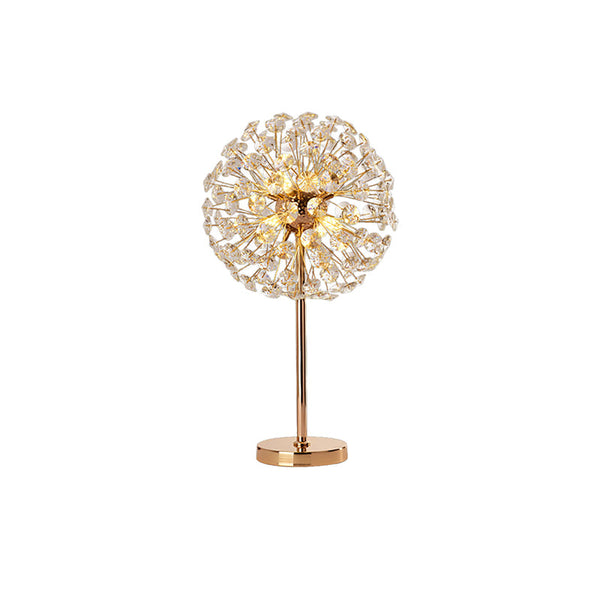 Nordic bedroom dandelion crystal table lamp