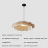 French fabric restaurant chandelier