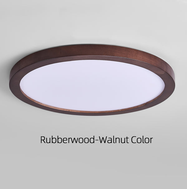 LED-Deckenlampe aus Massivholz im japanischen Stil