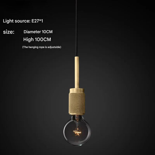 Vintage Glass Dining Chandelier