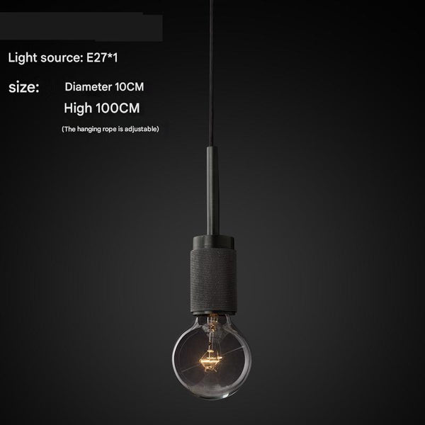 Vintage Glass Dining Chandelier