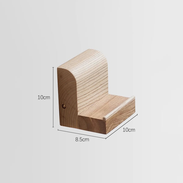 Dekorative Wandlampe aus Massivholz für das Schlafzimmer