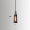 Lustre rétro à tête unique en ciment