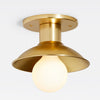 Industrial Vintage Brass Ceiling Light