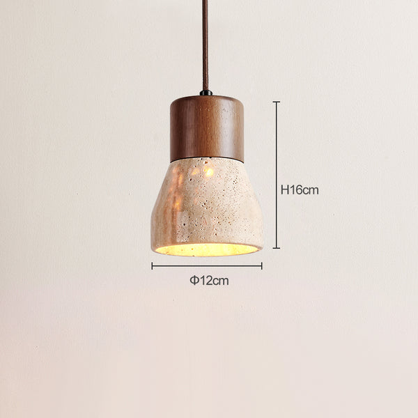 Vintage wabi-sabi style bedroom bedside chandelier
