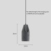 Personalized creative cement chandelier