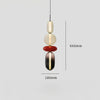Nordic bedroom bedside glass chandelier