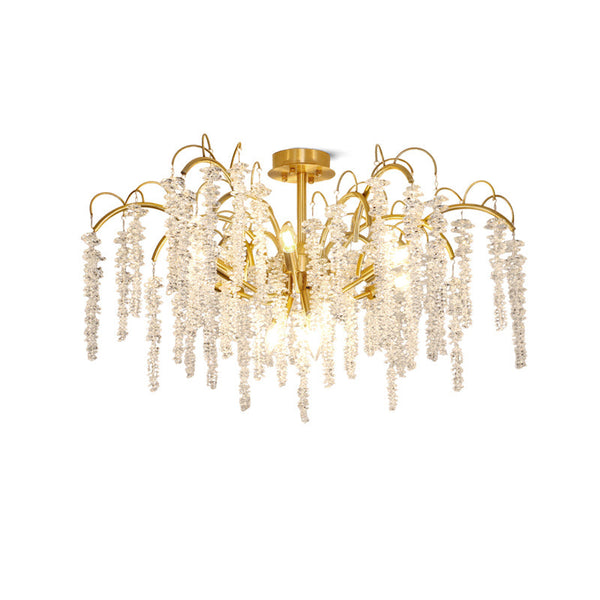 French Tassel Crystal Chandelier