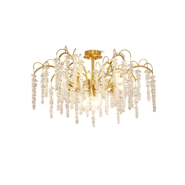 French Tassel Crystal Chandelier