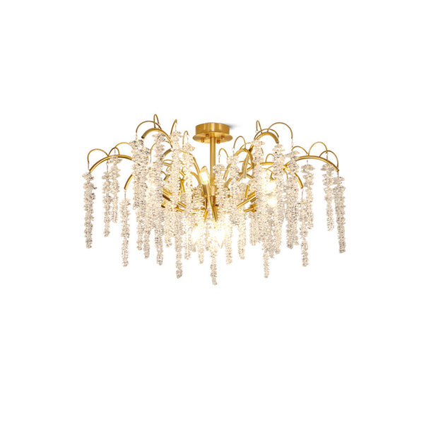 French Tassel Crystal Chandelier