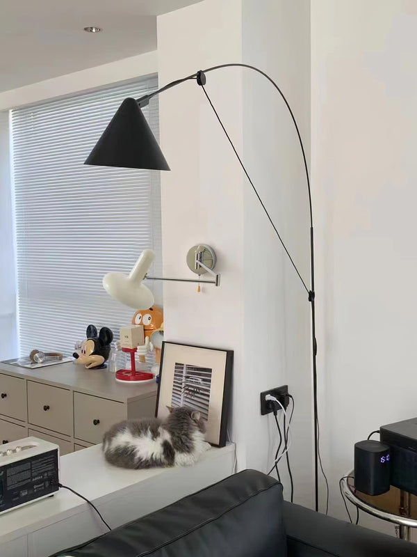 Lampe de poche murale à bascule