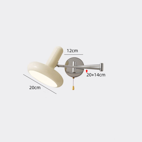 Lampe de poche murale à bascule