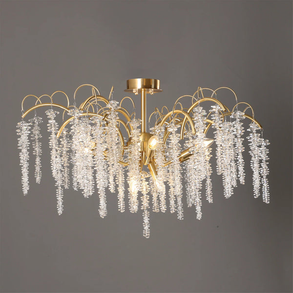 French Tassel Crystal Chandelier