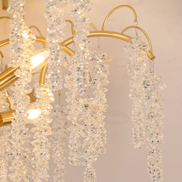 French Tassel Crystal Chandelier