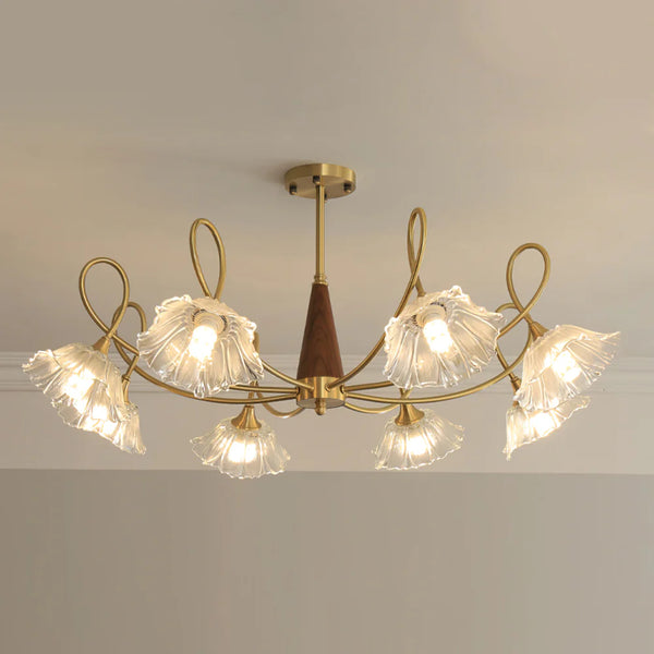 French retro living room chandelier