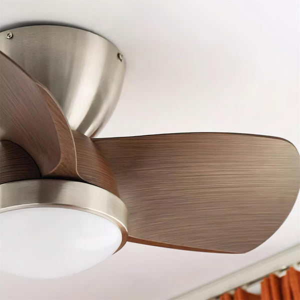 French retro restaurant bedroom ceiling fan light