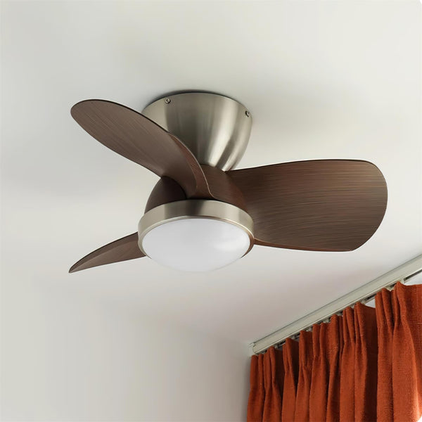 French retro restaurant bedroom ceiling fan light