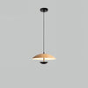 Frisbee Pendelleuchte, Holzmaserung Esszimmerlampe