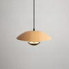 Frisbee Pendelleuchte, Holzmaserung Esszimmerlampe