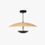 Frisbee Pendelleuchte, Holzmaserung Esszimmerlampe