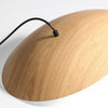 Frisbee Pendelleuchte, Holzmaserung Esszimmerlampe