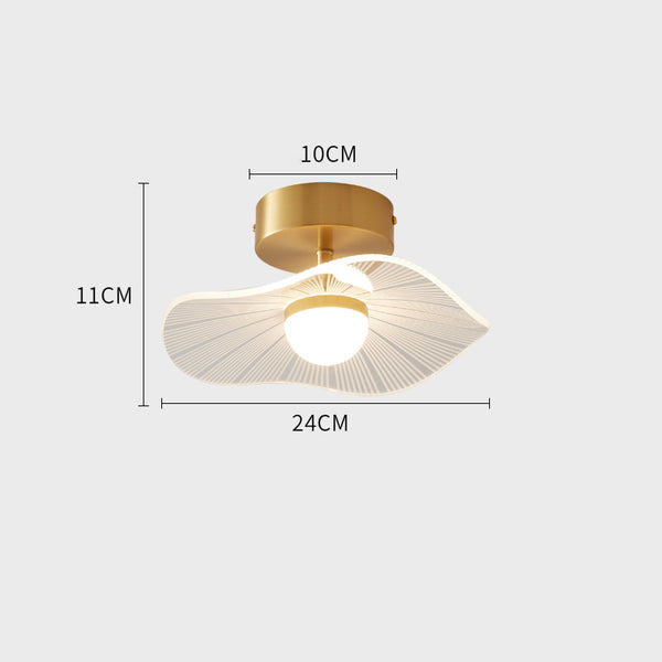 Creative lotus leaf ceiling lamp